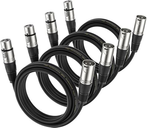 Amazon Innogear Xlr Microphone Cables Feet Pack Oxygen Free