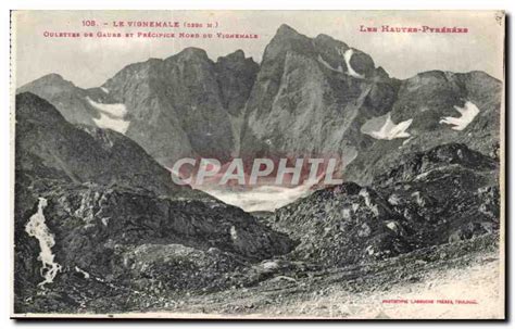 Carte Postale Ancienne Les Hautes Pyrenees Le Vignemale Oulettes De