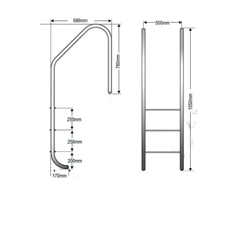 Einbauleiter Stufig Weite Ausf Hrung V A Edelstahl