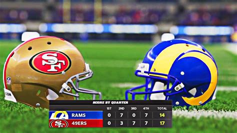 Madden 22 THE 49ERS ARE GOING TO THE SUPERBOWL 49ers Vs Rams