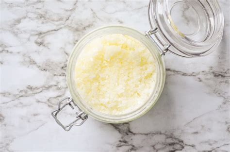 Easy Homemade Salt Scrub Just 4 Simple Ingredients