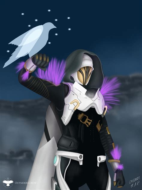 A Hunter And His Bird Friend (Destiny 2 Fanart) by KirstenPiney on ...