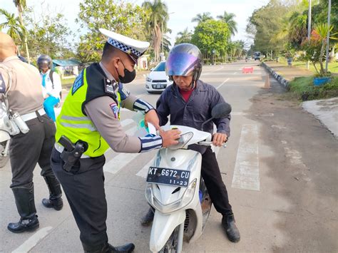 Hari Kedua Operasi Patuh Mahakam 2023 Satlantas Polres Kutai