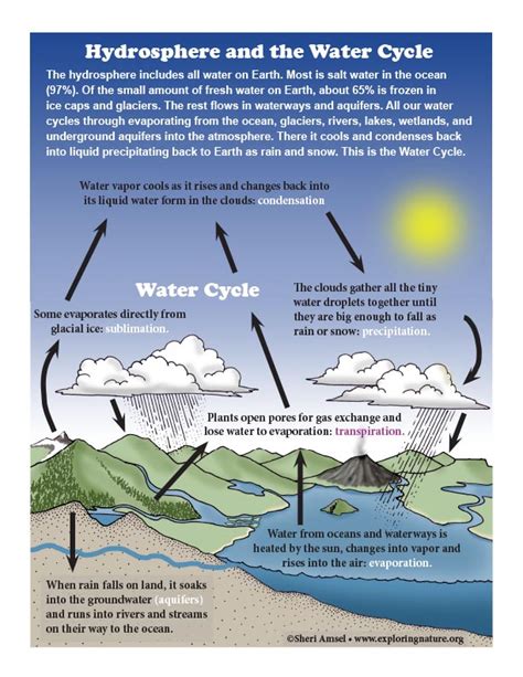 How Does Water Move Between The Atmosphere And Hydrosphere D