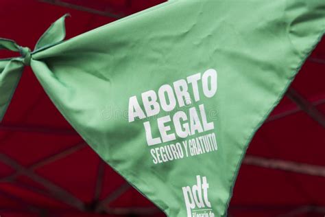 Pa Uelos Verdes S Mbolo De Apoyo A La Aprobaci N Del Aborto Legal Foto