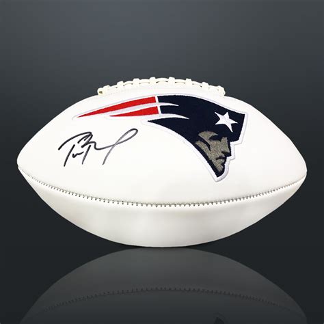 Tom Brady // Signed Full Size New England Patriots Football // Custom ...