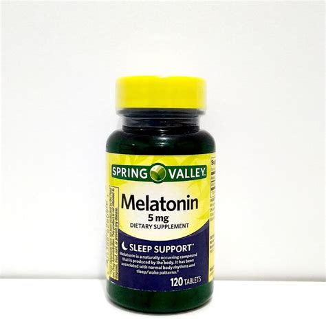 MEDICINA MELATONINA 5 MG X 120 TABLETAS SPRING VALLEY Sihay