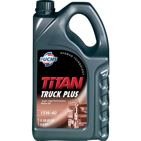 Shop Fuchs Titan Truck Plus W Engine Oil Ltr Oils Zoro Uk