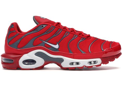 Nike Air Max Plus University Red Pure Platinum