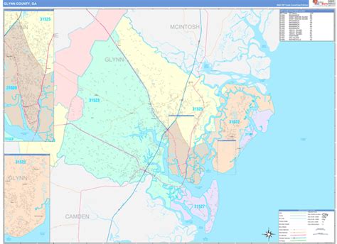 Maps of Glynn County Georgia - marketmaps.com