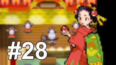 Pokemon SoulSilver 100 Pokedex Part 28 Dance Of The Kimono Girls