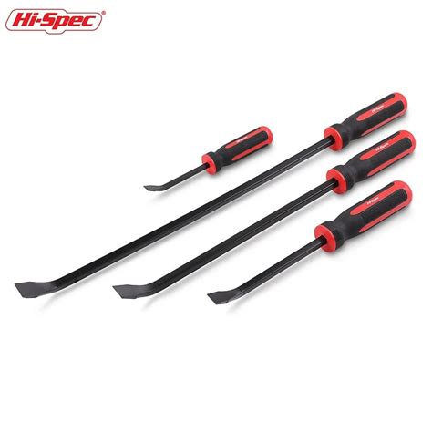 Hi Spec 1pc 8 12 18 24 Inch Pry Bar Heavy Duty Crowbar Strike Cap Nail