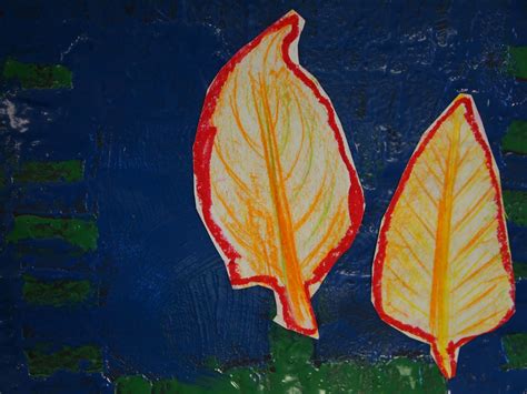 new city arts: kindergarten autumn leaves