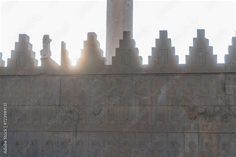 Ruin Of Ancient City Persepolis Iran Persepolis Is A Capital Of The