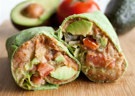 Healthy Refried Bean Burrito Recipe - Burrito Walls