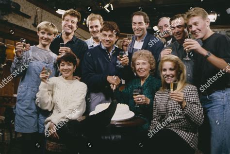 Emmerdale Cast Publicity Shots Celebrating Programmes Editorial Stock ...