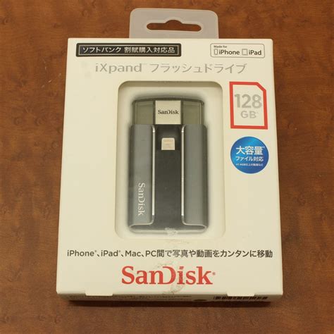 【未使用】 Sandisk サンディスク Ixpand フラッシュドライブ 128gb Sdix 128g 2js4e Iphone Ipad用 未使用品の落札情報詳細 ヤフオク落札価格