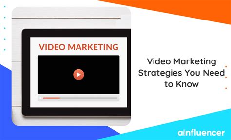 Video Marketing Strategies You Need To Know In