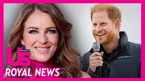 Elizabeth Hurley Reacts To Prince Harry Virginity Claim Youtube