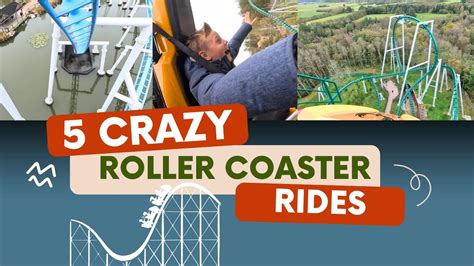 🎢 5 Crazy Roller Coaster Rides Youtube