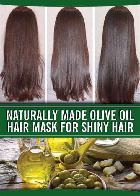 Naturally Made Olive Oil Hair Mask For Shiny Hair