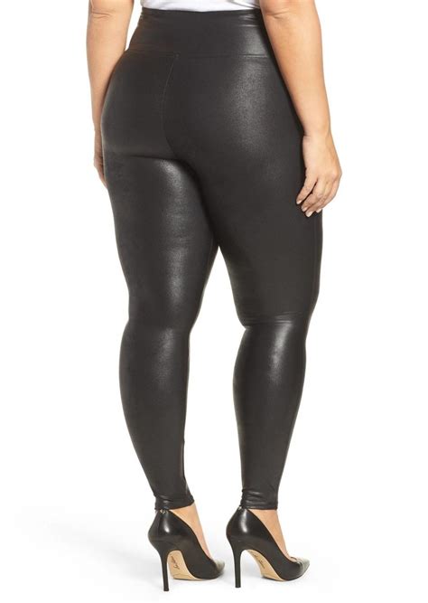 Spanx Spanx® Faux Leather Leggings Plus Size Casual Pants