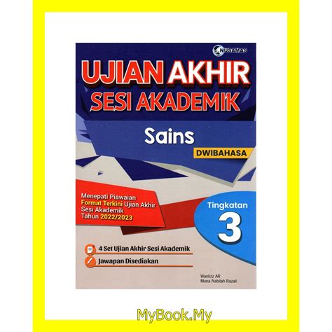 BARU MyB Buku Latihan Ujian Akhir Sesi Akademik UASA Sains