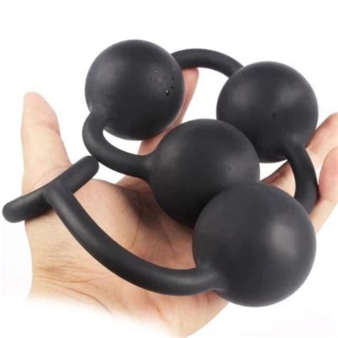 Mèche Grosses perles anales boules de Kegel Plug Anal jouets