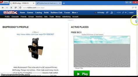 Roblox Account Hacker Tool