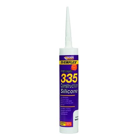 Premium Low Modulus Silicone Sealant 335 Black 310ml Cartridge