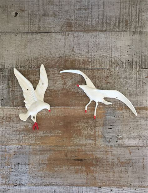 Seagull Wall Hanging Mid Century Seagull Birds in Flight Metal | Etsy ...