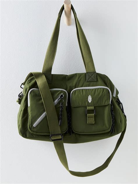 Free People Fp Movement Messenger Bag In Green Lyst