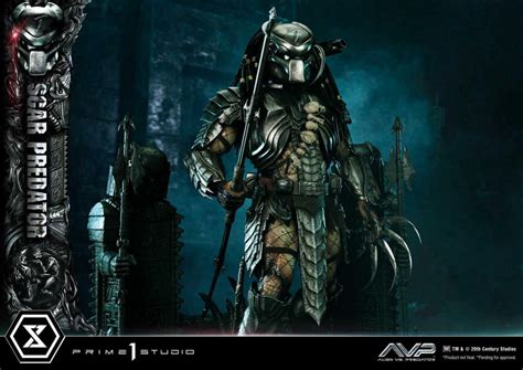 Alien Vs Predator Museum Masterline Scar Predator Deluxe Ver