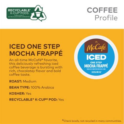 McCafe® Iced Mocha Frappe K-Cup Coffee Pods, 10 ct - Ralphs