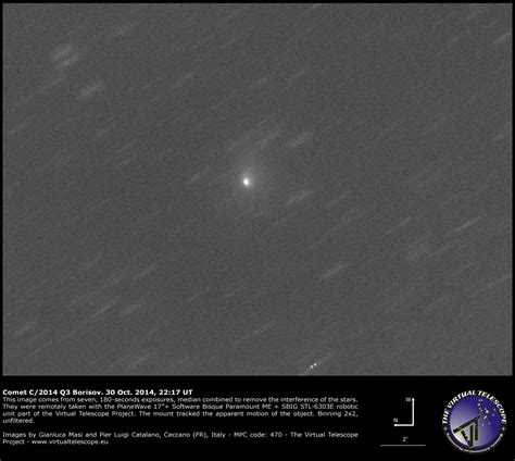 Comet C Q Borisov A New Image Oct The Virtual