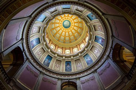 Michigan Capitol Dome Photograph by Gej Jones - Fine Art America