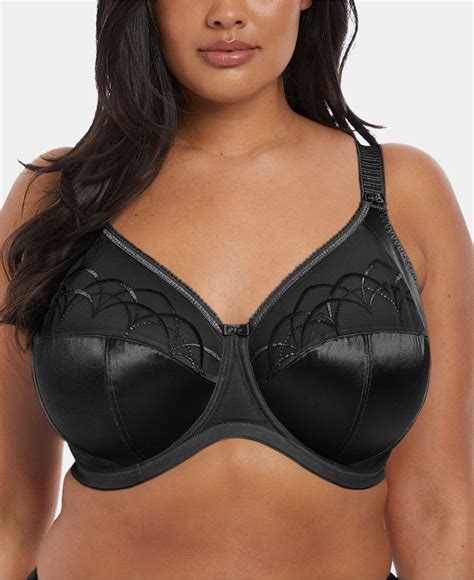 Elomi Cate Full Figure Underwire Lace Cup Bra El4030 Online Only In Black Lyst