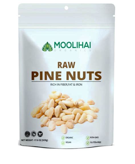 Pine Nuts Raw Pignolias 50 Gm Moolihai India