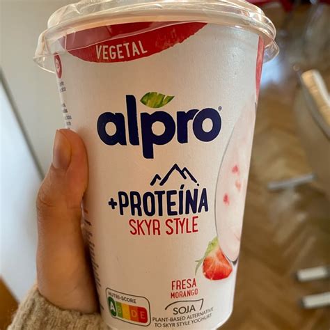 Alpro Fresa Morango Soja Skyr Style High Protein Review Abillion