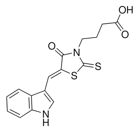 H Indol Ylmethylene Oxo Thioxo Thiazolidin Yl