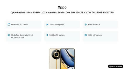 Oppo Realme Pro G Nfc Standard Edition Dual Sim Td Lte V Tw