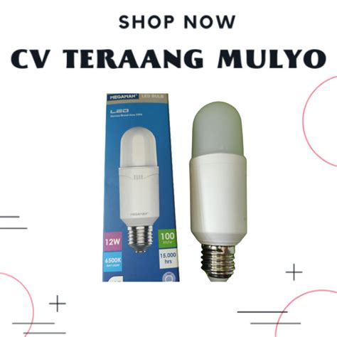 Jual Lampu Led Bulb Stick Watt K Cahaya Putih Megaman Shopee