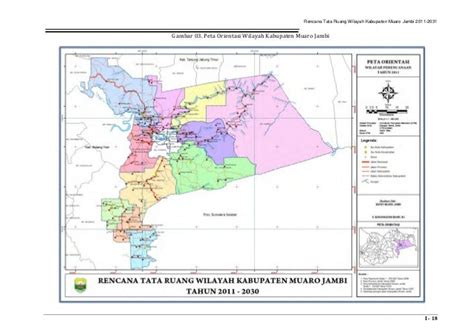 Materi Teknis Rtrw Kabupaten Muaro Jambi