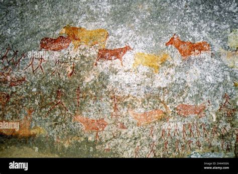 Khoisan rock drawing hi-res stock photography and images - Alamy