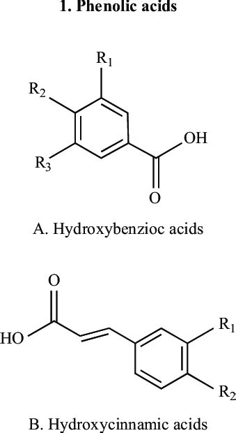 Different Classes Of Polyphenols With Their Structures Examples And