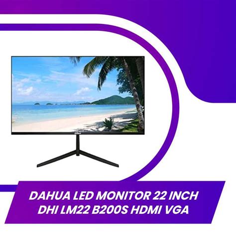 Jual DAHUA LED MONITOR 22 INCH DHI LM22 B200S HDMI VGA Di Seller BANDAR