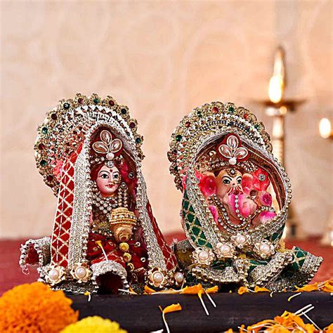 Buy Send Angelic Lakshmi Ganesha Idols Online Fnp