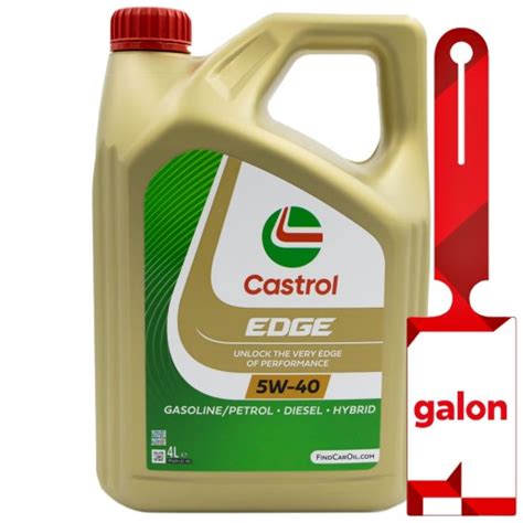 Castrol Edge Titanium W C L Benzyna Syntetyczny Olej Silnikowy