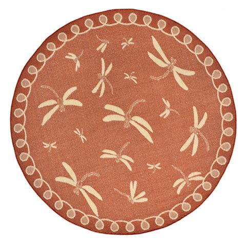 Trans Ocean Terrace Dragonfly Rust Area Rug By Liora Manne Incredible