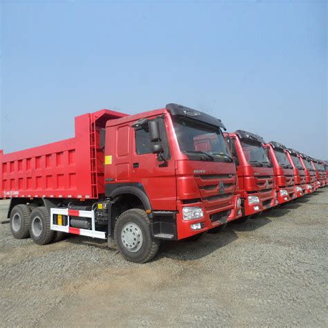 Sino Truck Wheeler Cubic Meters Howo Tons X Used Tipper Dump